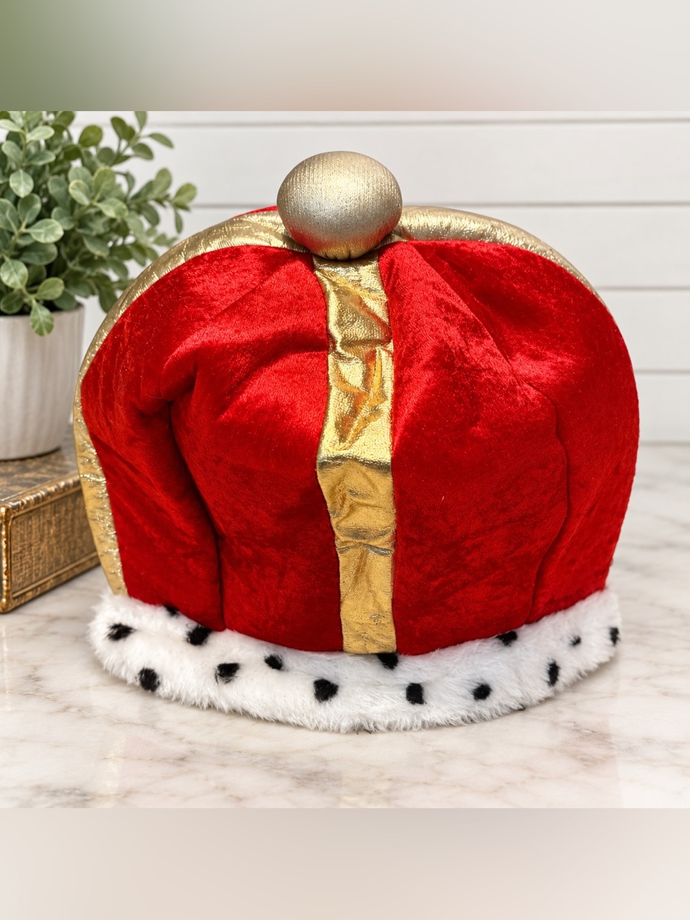 👑 👑 Royal King Crown Costume Hat